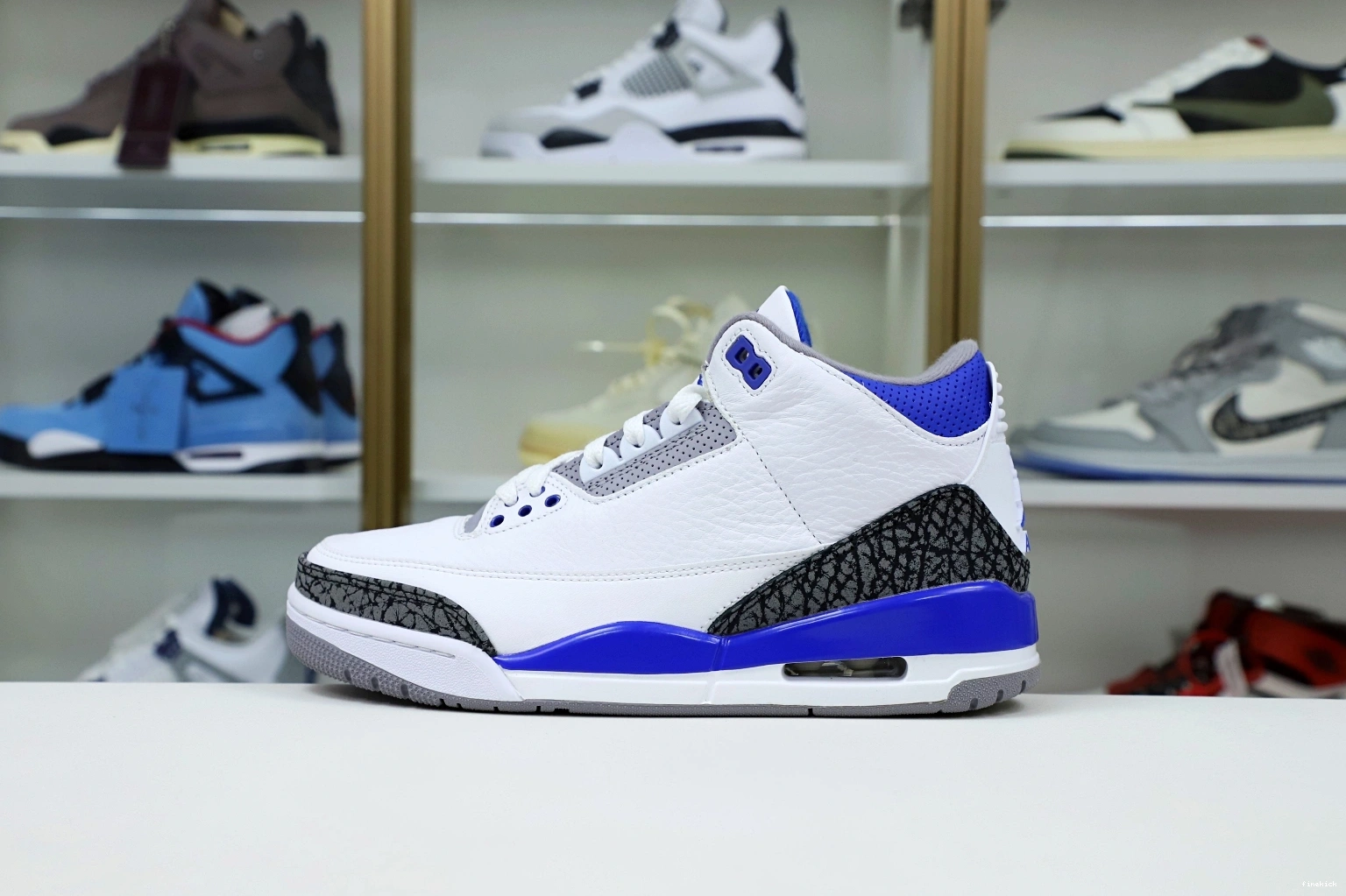 (CT8532-145) 3 BLUE' RETRO AIR 'RACER JORDAN 0906